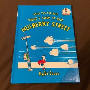 Dr Seuss “And To Think That I Saw It On Mulberry Street” Rare Book